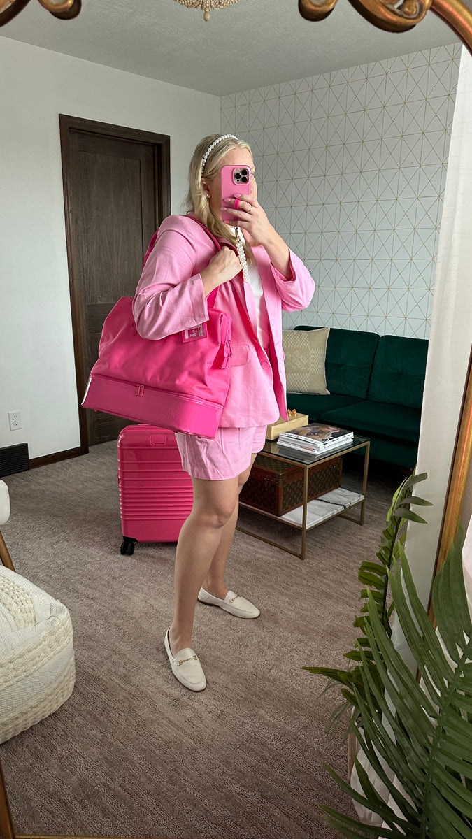 Beis Mini Weekender in Barbie Pink – DAC