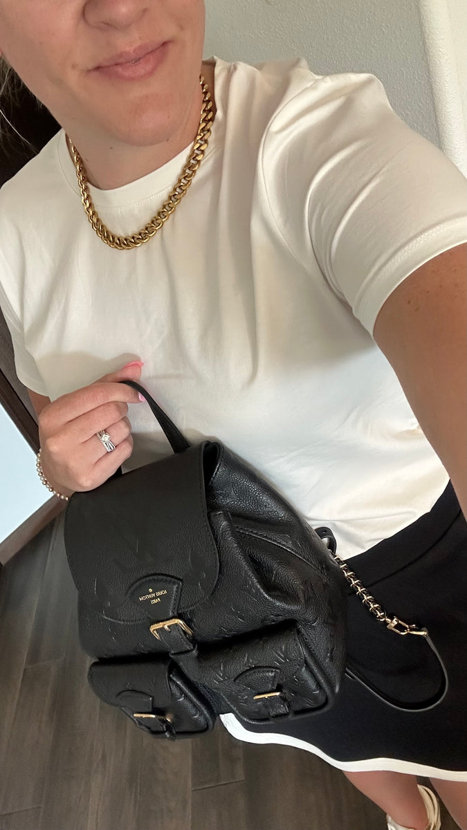 Louis Vuitton Empreinte Backup Backpack Black – DAC