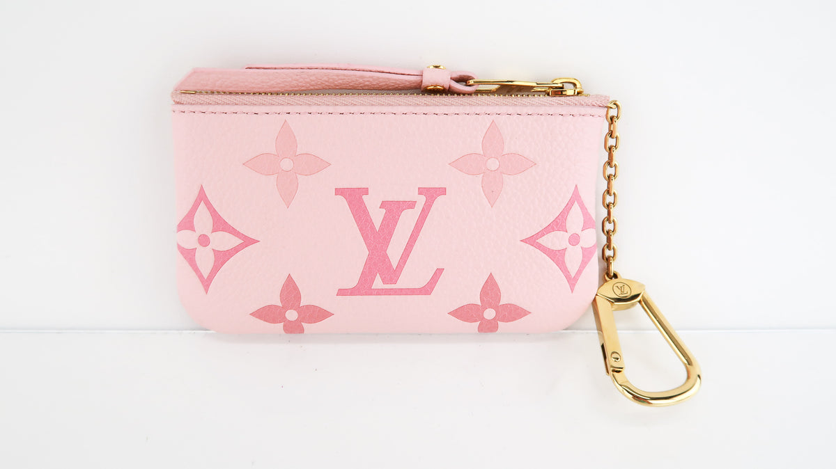 Louis Vuitton hot pink 4-key holder