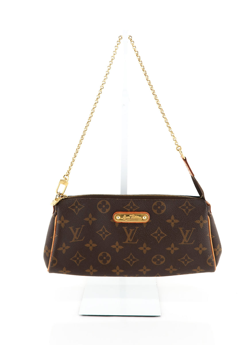 Louis Vuitton Pochette Eva Monogram Canvas Shoulder Bag