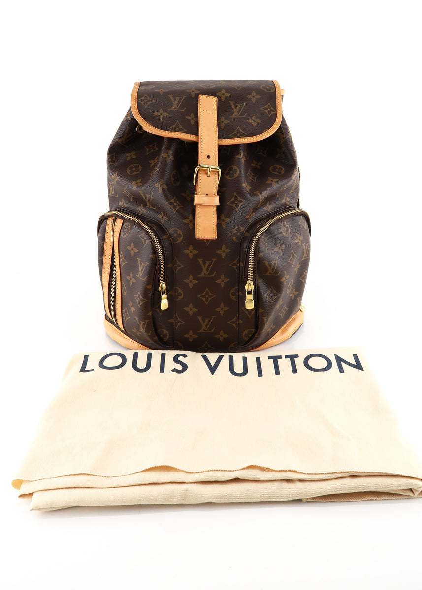 Louis Vuitton Brown Bosphore Monogram Canvas Backpack < Backpack