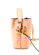 Load image into Gallery viewer, Fendi F is Fendi FF Embossed Mini Mon Tresor Bucket Bag Pink