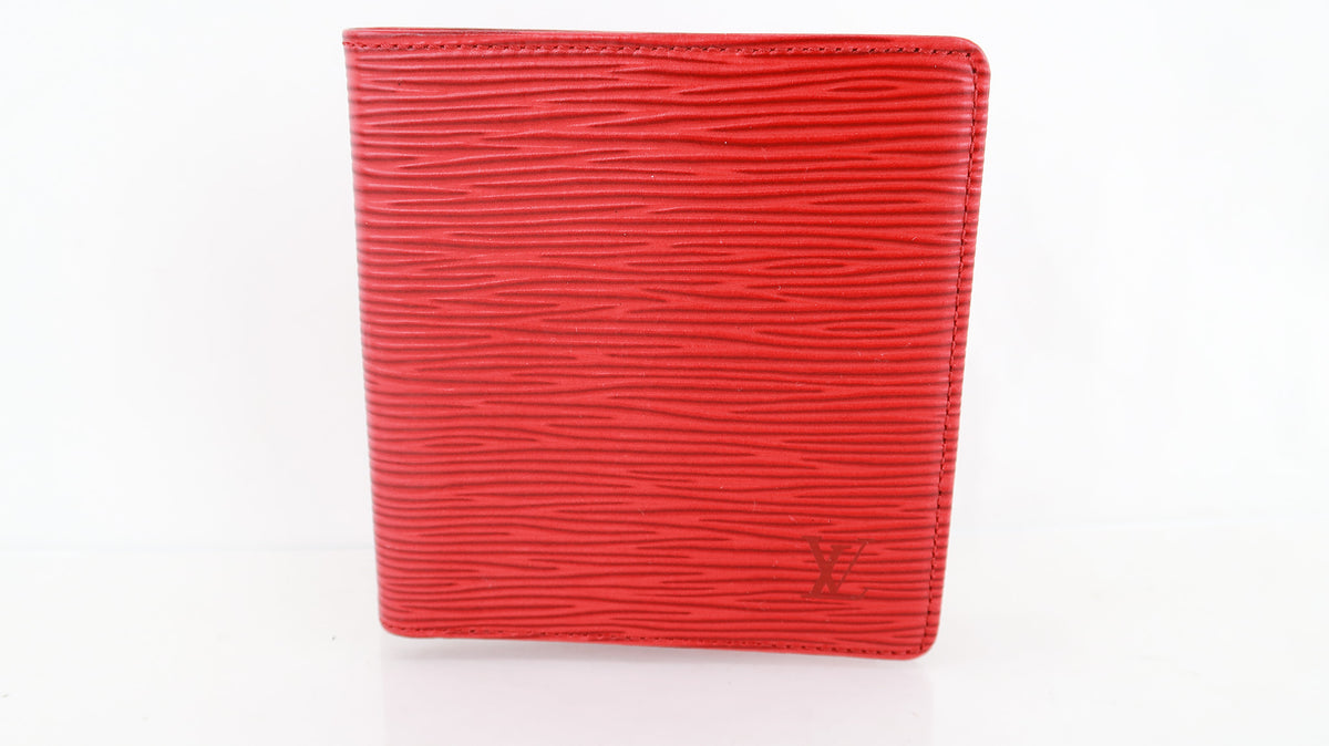 Pre-owned Louis Vuitton X Pocket Organizer Epi Red
