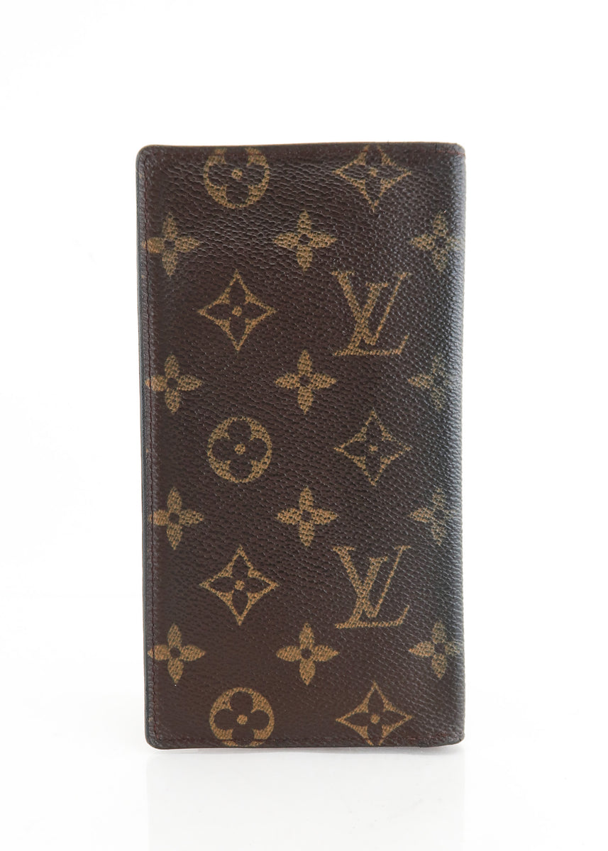 Louis Vuitton Monogram Checkbook Cover - Brown Wallets, Accessories -  LOU299945