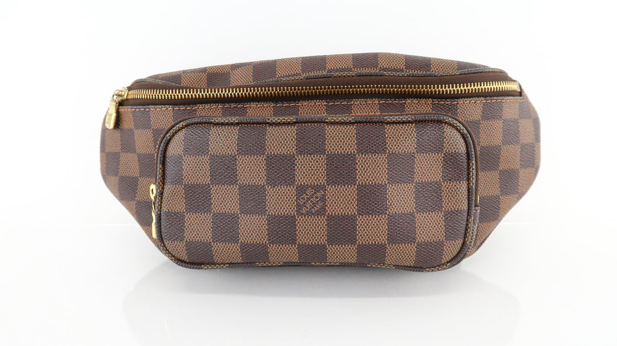 Shop authentic Louis Vuitton Damier Ebene Melville Waist Bag at