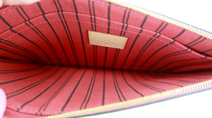 Louis Vuitton Monogram Neverfull Pochette Red