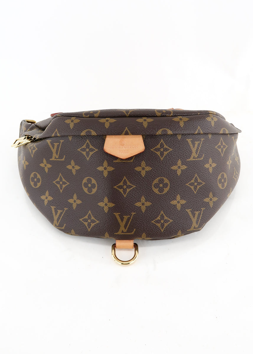 Louis Vuitton Lv Monogram Bum Bag Waist Belt Crossbody Brown