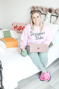 Designer Babe® Sweatshirt Pink
