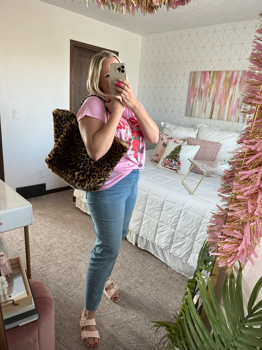 Dolce & Gabbana Beatrice Leopard Print Faux Fur Tote – DAC