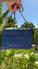 Load image into Gallery viewer, Chanel Lambskin Wallet on a Chain Royal Blue