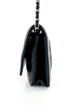 Load image into Gallery viewer, Chanel Caviar Wallet on Chain Black Silver