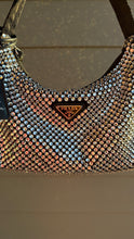 Load image into Gallery viewer, Prada Re-Edition 2000 Crystal Shoulder Bag Black