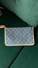 Load image into Gallery viewer, Louis Vuitton Monogram Denim CarryAll MM Blue