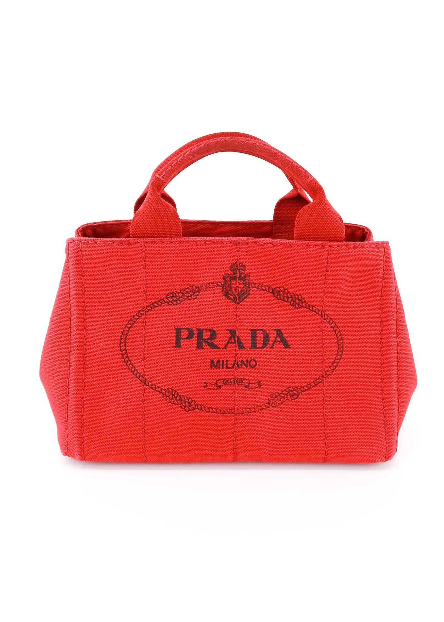 Prada canapa sale canvas tote