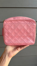 Load image into Gallery viewer, Chanel Vintage Lambskin Flap Camera Bag Pink