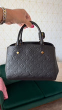 Load image into Gallery viewer, Louis Vuitton Empreinte Montaigne Bb Black