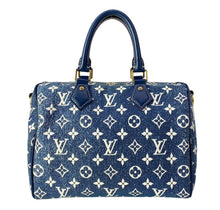Load image into Gallery viewer, Louis Vuitton Denim Speedy 25 Bandouliere Blue