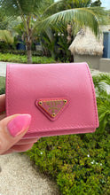 Load image into Gallery viewer, Prada Saffiano Coin Pouch Pink
