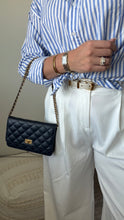 Load image into Gallery viewer, Chanel 2.55 Reissue Calfskin Wallet on a Chain Navy