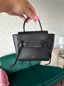 Celine Pico Belt Bag Black