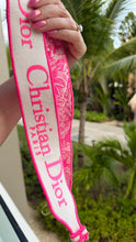 Load image into Gallery viewer, Dior Embroidered Medium Lady Dior Pink