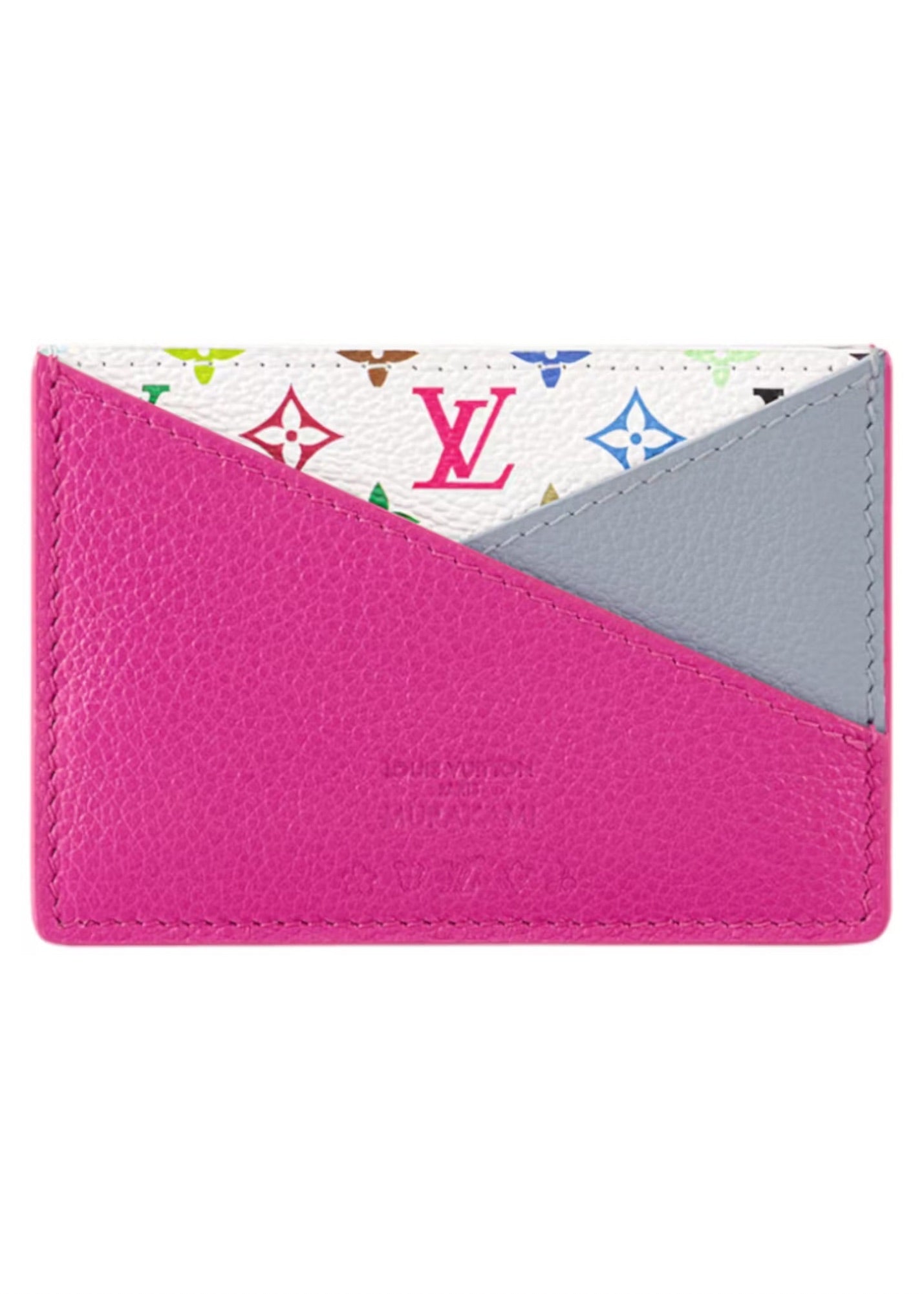 Louis Vuitton Takashi Murakami Criss-Cross Card Holder Pink DAC Louis Vuitton Takashi Murakami Criss-Cross Card Holder Pink DAC