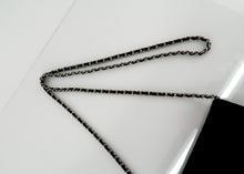 Load image into Gallery viewer, Chanel Caviar Wallet on Chain Black Silver