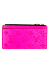 Load image into Gallery viewer, Louis Vuitton Taigarama Card Coin Pink