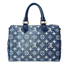 Load image into Gallery viewer, Louis Vuitton Denim Speedy 25 Bandouliere Blue