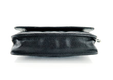 Load image into Gallery viewer, Chanel Caviar Wallet on Chain Black Silver