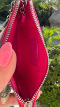 Load image into Gallery viewer, Gucci Supreme Canvas Monogram Key Pouch Pink