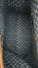 Load image into Gallery viewer, Louis Vuitton Monogram Denim CarryAll MM Blue