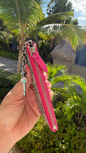 Load image into Gallery viewer, Gucci Supreme Canvas Monogram Key Pouch Pink