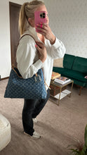 Load image into Gallery viewer, Louis Vuitton Monogram Denim CarryAll MM Blue