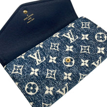 Load image into Gallery viewer, Louis Vuitton Monogram Denim Jacquard Sarah Wallet