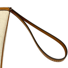 Load image into Gallery viewer, Gucci Canvas Leather Clutch Tan