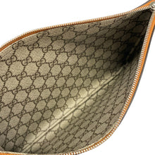 Load image into Gallery viewer, Gucci Canvas Leather Clutch Tan