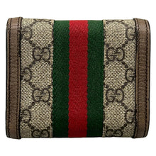 Load image into Gallery viewer, Gucci Ophidia Supreme Canvas Trifold Wallet
