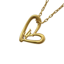 Load image into Gallery viewer, Louis Vuitton Monogram Heart Necklace Gold
