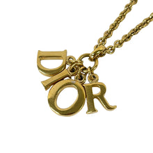Load image into Gallery viewer, Dior Monogram Necklace Gold
