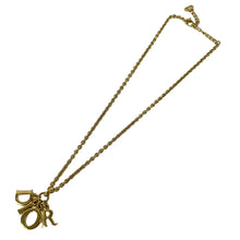 Load image into Gallery viewer, Dior Monogram Necklace Gold