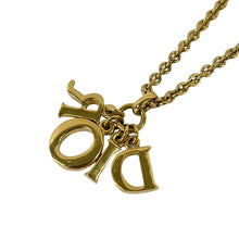 Load image into Gallery viewer, Dior Monogram Necklace Gold