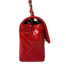 Load image into Gallery viewer, Chanel Mini Classic Flap Patent Red GHW