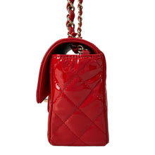 Load image into Gallery viewer, Chanel Mini Classic Flap Patent Red GHW