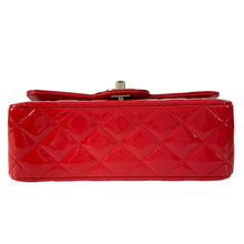 Load image into Gallery viewer, Chanel Mini Classic Flap Patent Red GHW
