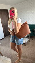 Load image into Gallery viewer, Louis Vuitton Empreinte Neverfull MM Cognac