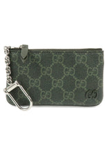 Load image into Gallery viewer, Gucci Supreme Canvas Monogram Key Pouch Green