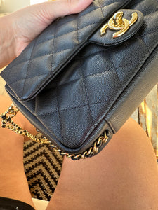 Chanel Caviar Single Flap Black