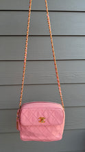 Load image into Gallery viewer, Chanel Vintage Lambskin Flap Camera Bag Pink
