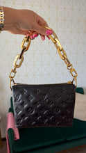 Load image into Gallery viewer, Louis Vuitton Calfskin Coussin BB Black